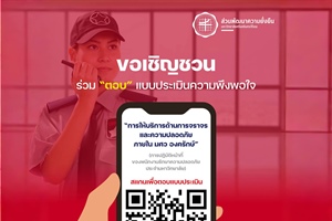 ขอเชิญร่วมตอบแบบประเมินความพึงพอใจการให้บริการด้านการจราจรและความปลอดภัย ภายในมหาวิทยาลัย